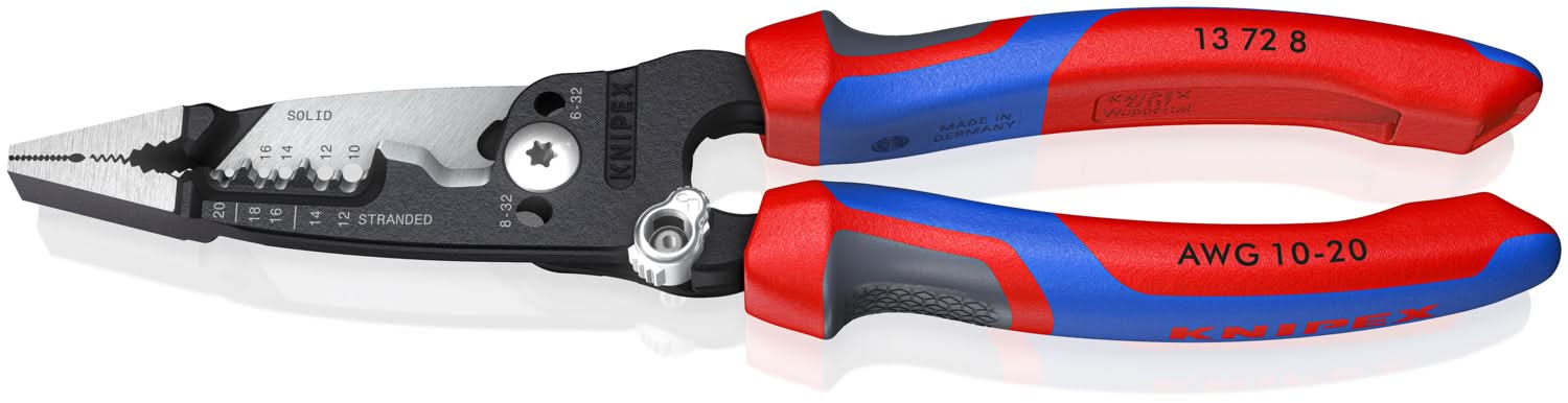 Knipex 13 72 8 Forged 8-in. 10-20 AWG Wire Stripper and Cutter - Image 2