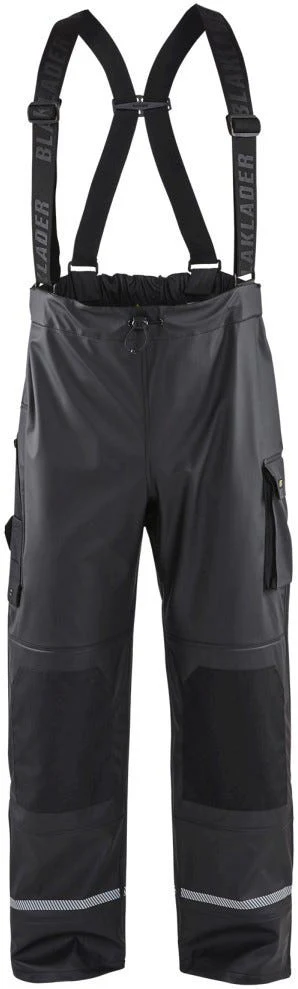 Blaklader 13872003 Rain Pants with Reflective Details, Black - Image 1