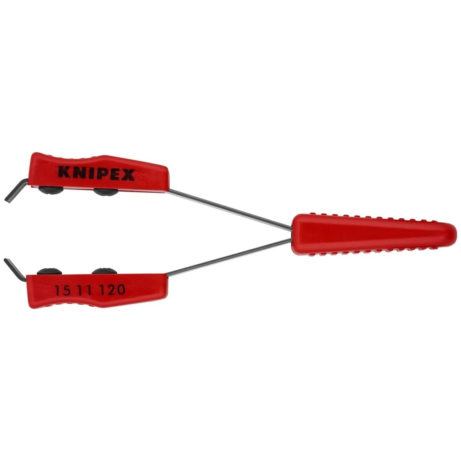 Knipex 15 11 120 Steel and Plastic Stripping Tweezers Magnetic Tips - Image 1