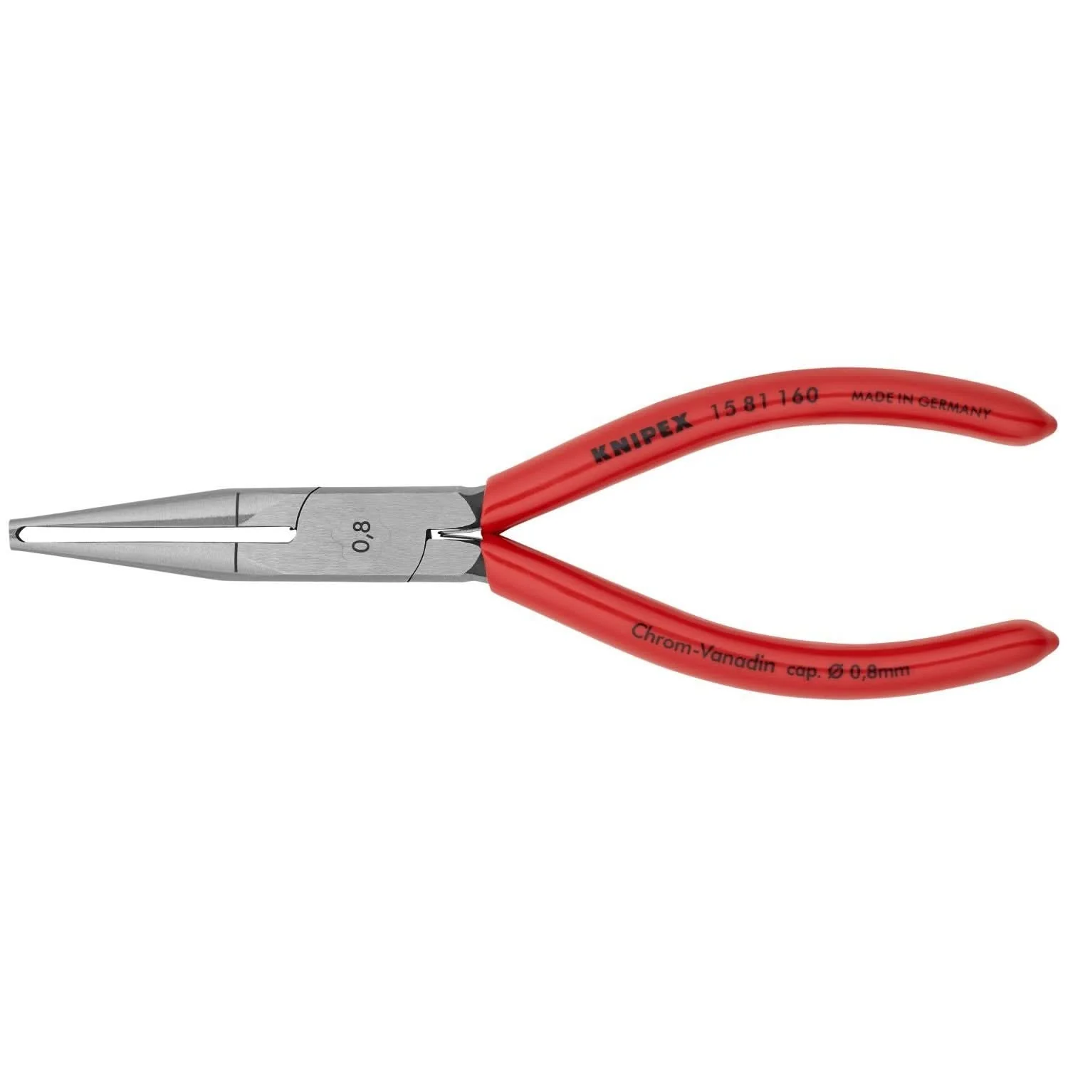 Knipex 15 81 160 End-Type Wire Stripper 0.8 mm - Image 1