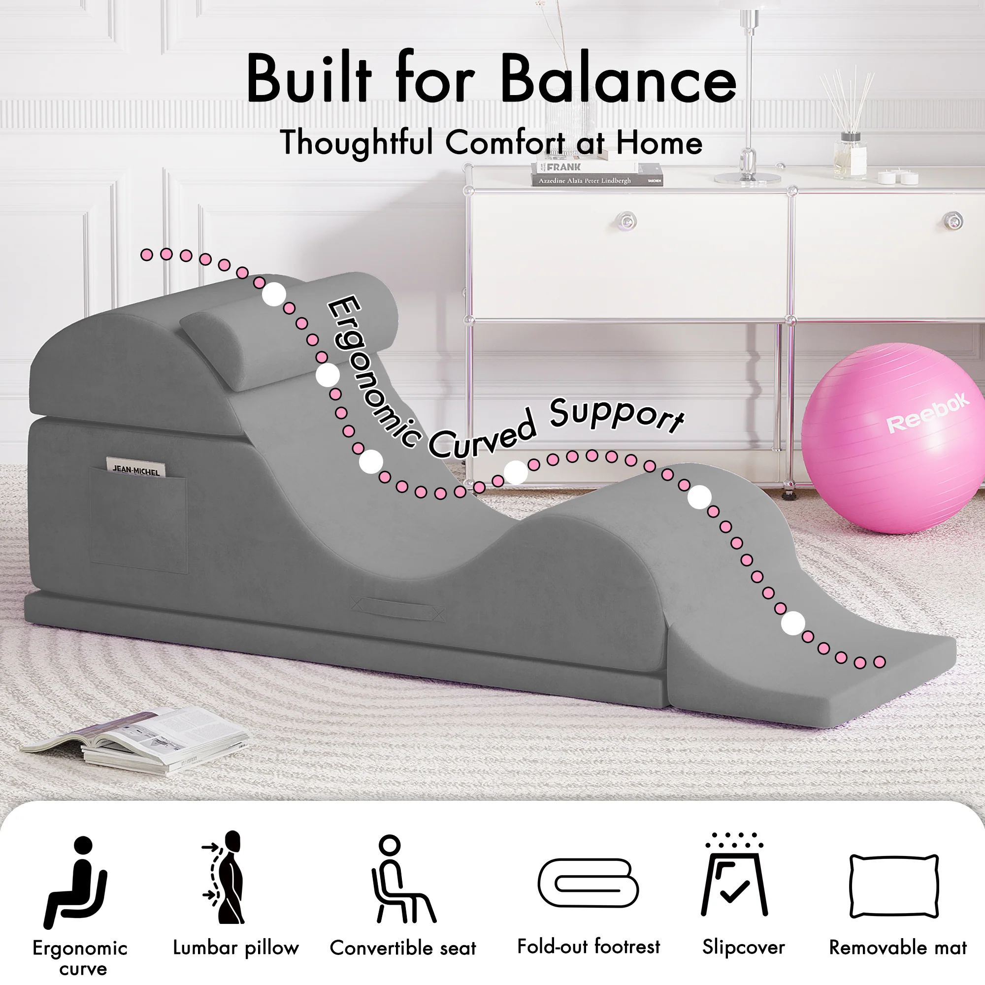 Advwin Convertible Yoga Chair for Adults - Image 3