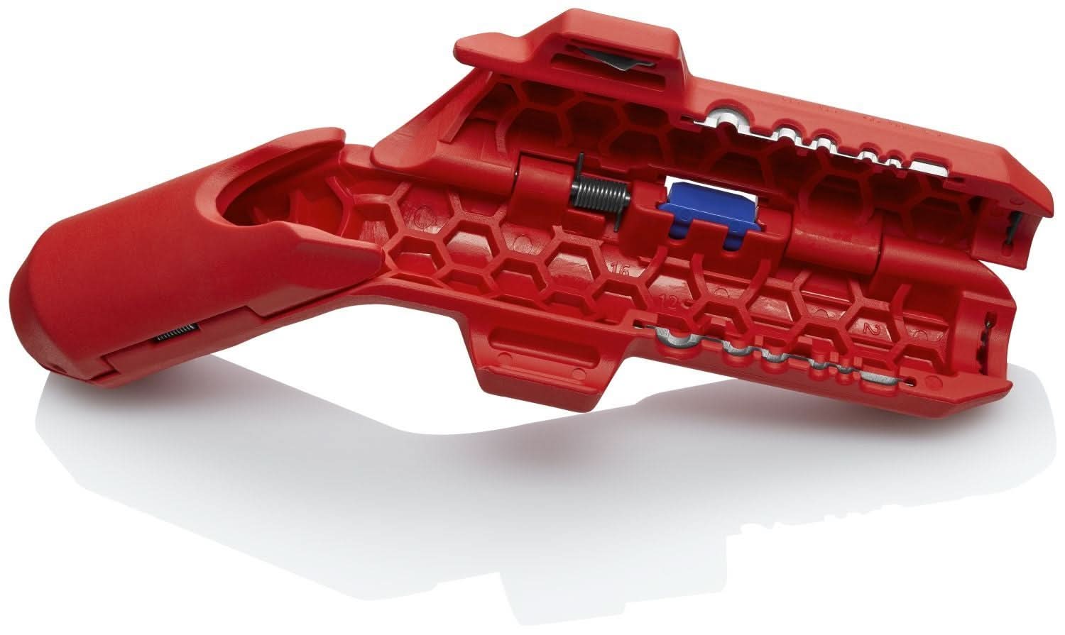 Knipex 16 95 02 SB KNIPEX ErgoStrip Universal Dismantling Tool, Left-Handed - Image 3