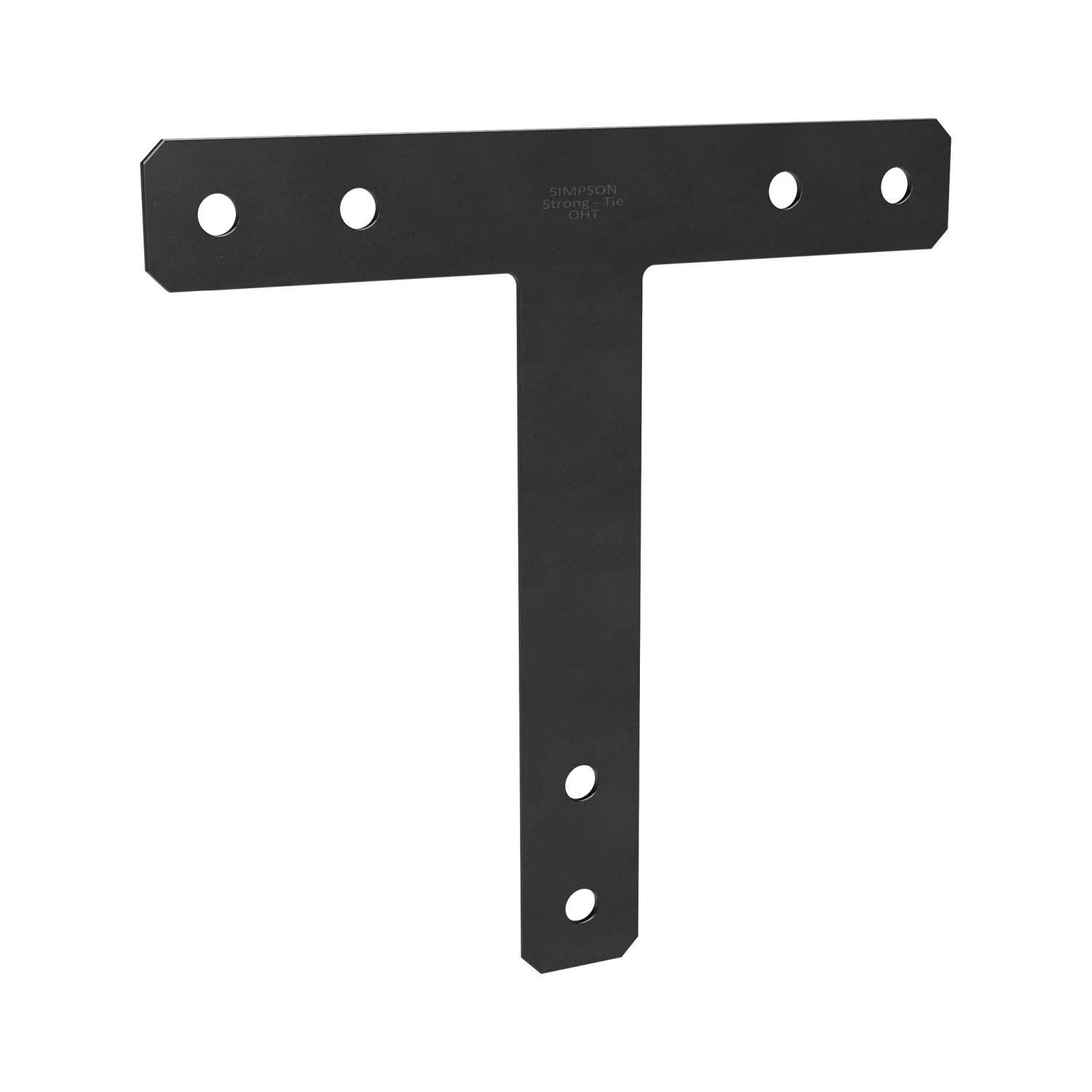 Simpson Strong-Tie 1616HTPC HTPC 16-in. x 16-in. 7-Gauge Black Powder-Coated Ornamental T Strap - Image 2