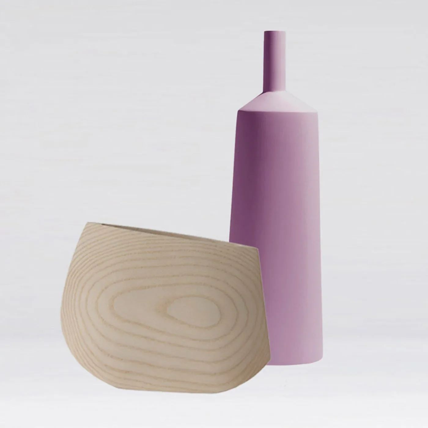 KOSE MILANO | MONOLITE SMALL ASH WOOD VASE | $1,150.00 - Image 2