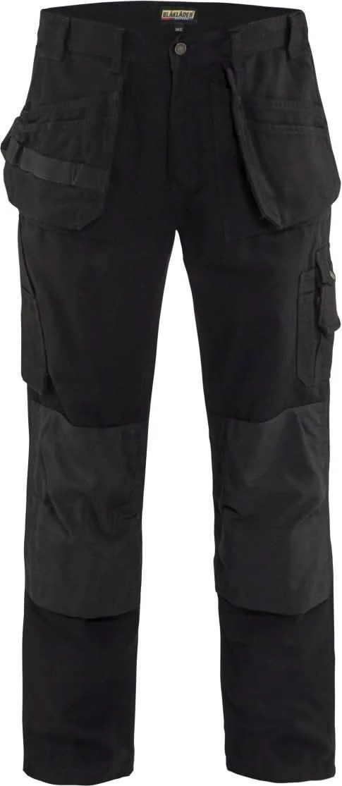 Blaklader 16301310 Bantam Work Pants with Utility Pockets, Black - Image 1