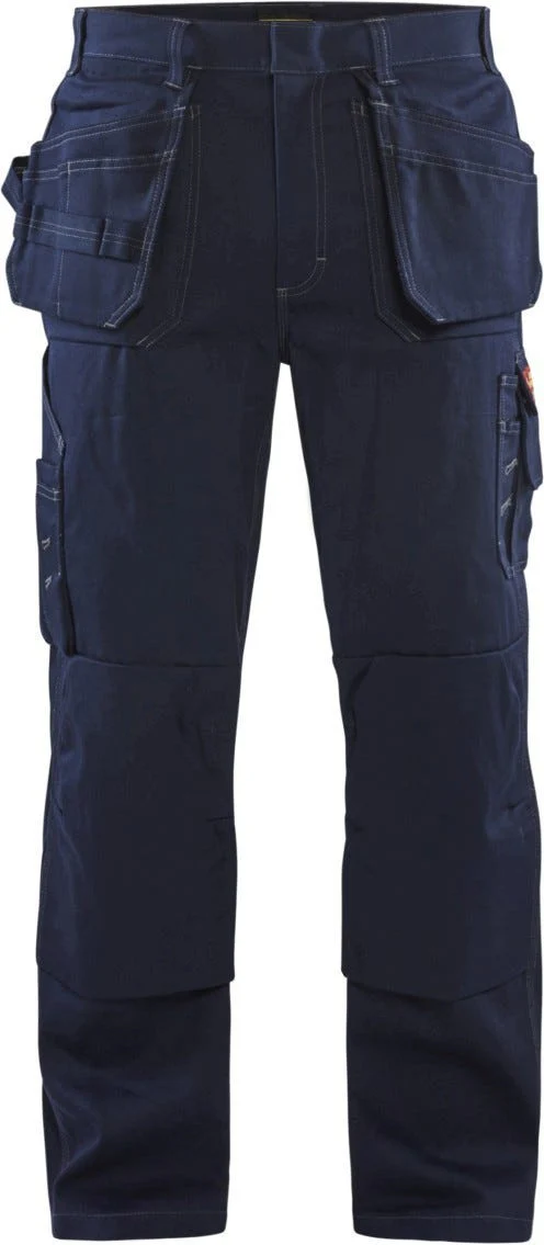 Blaklader 16361550 FR Pants, Navy Blue - Image 1