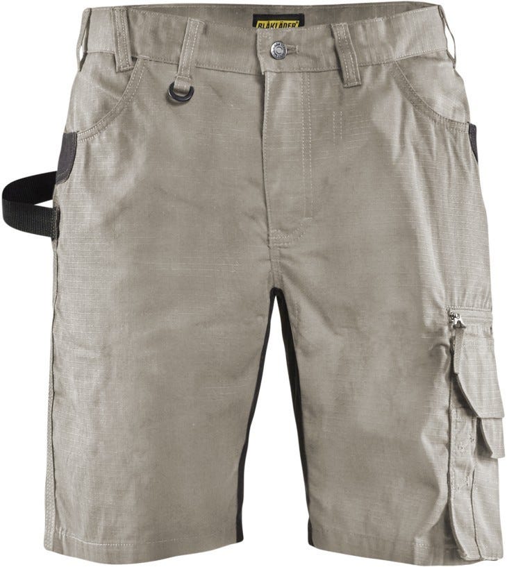 Blaklader 16381330 Ripstop Shorts with Stretch without Utility Pockets, Stone - Image 1