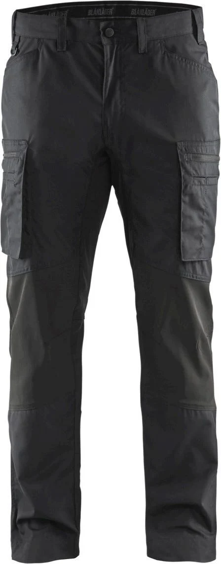 Blaklader 16551845 Service Pants with Stretch, Black - Image 1