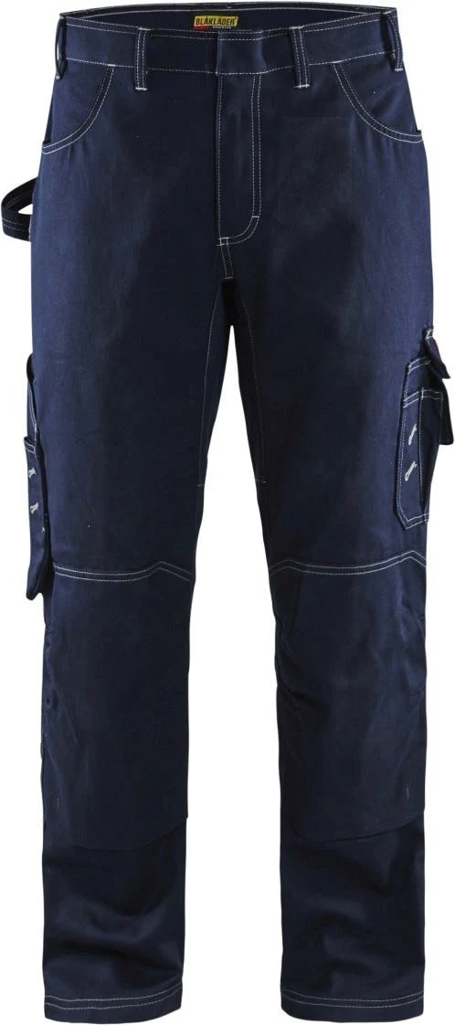 Blaklader 16761550 FR Pants without Utility Pockets, Navy Blue - Image 2
