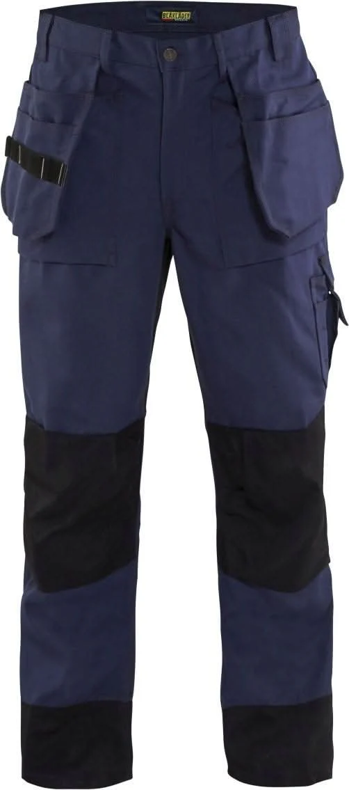 Blaklader 168013808999 Heavy Worker Pants, Navy Blue/Black - Image 1