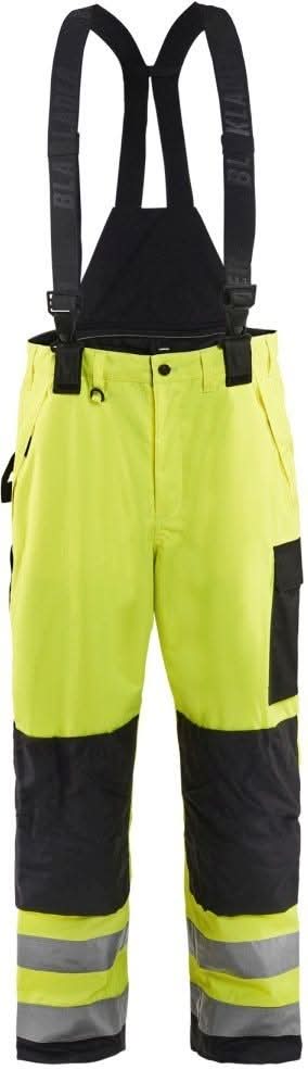 Blaklader 16851977 Hi-Vis Shell Pants, High-Visibility Yellow / Black - Image 1