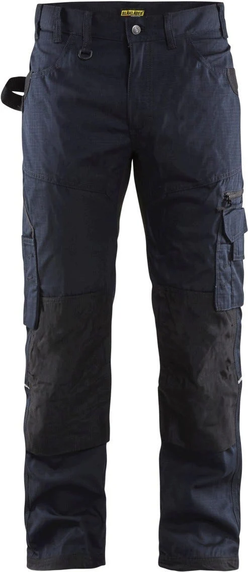 Blaklader 16901330 Ripstop Pants, Navy Blue - Image 1