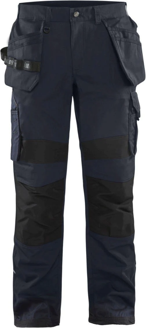 Blaklader 16911330 Ripstop Pants w/ Utility Pockets, Navy Blue - Image 1