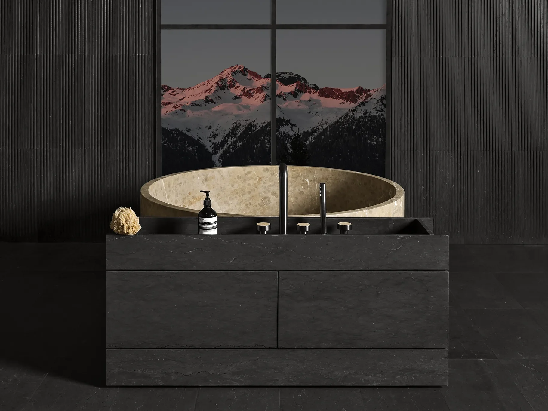 LUCE DI CARRARA | PASSAGE BATH CONSOLE | $29,120.52 - $38,899.80 - Image 2
