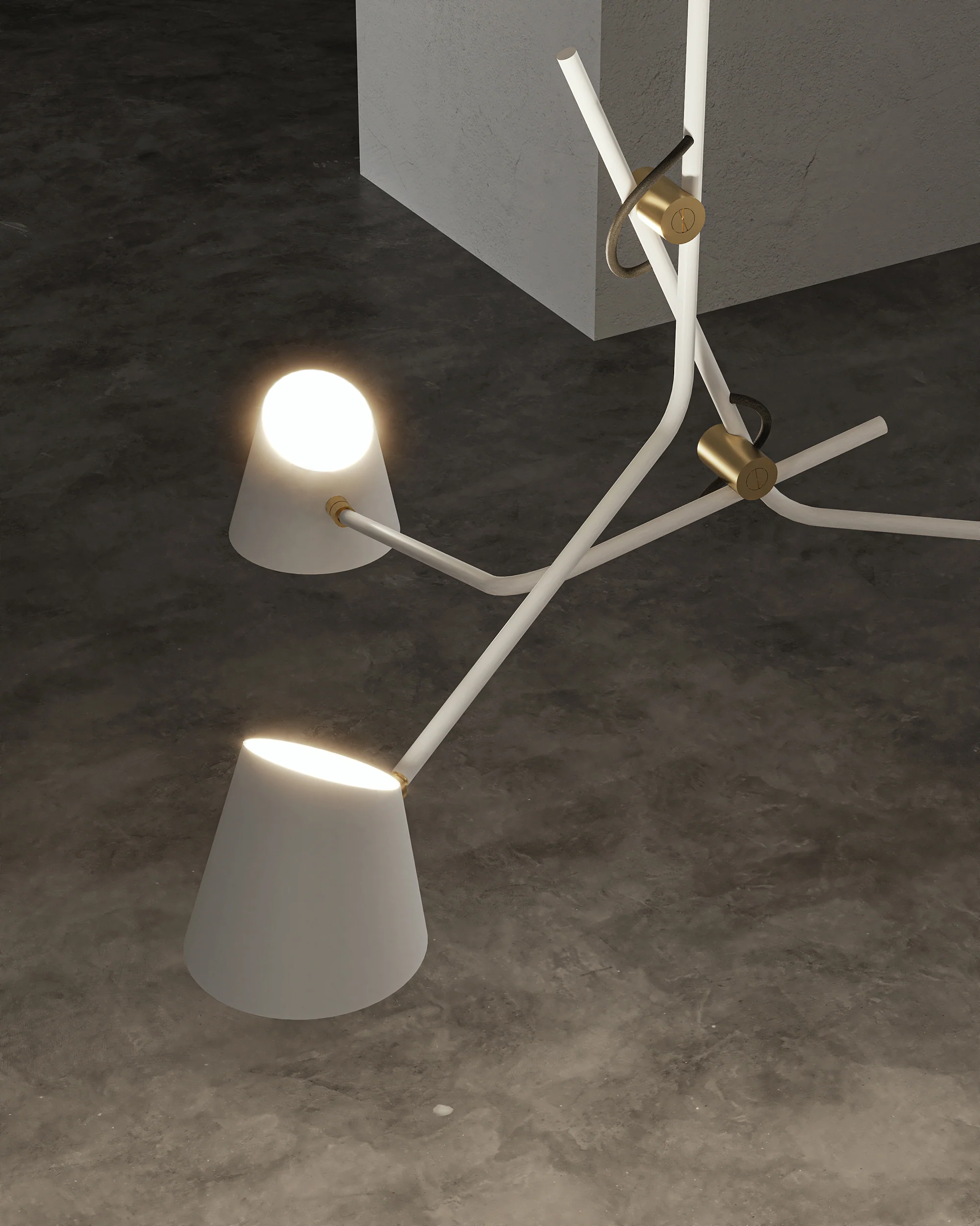 HARTAU TRIPLE PENDANT BY DARMES - $2,313.00 - Image 2