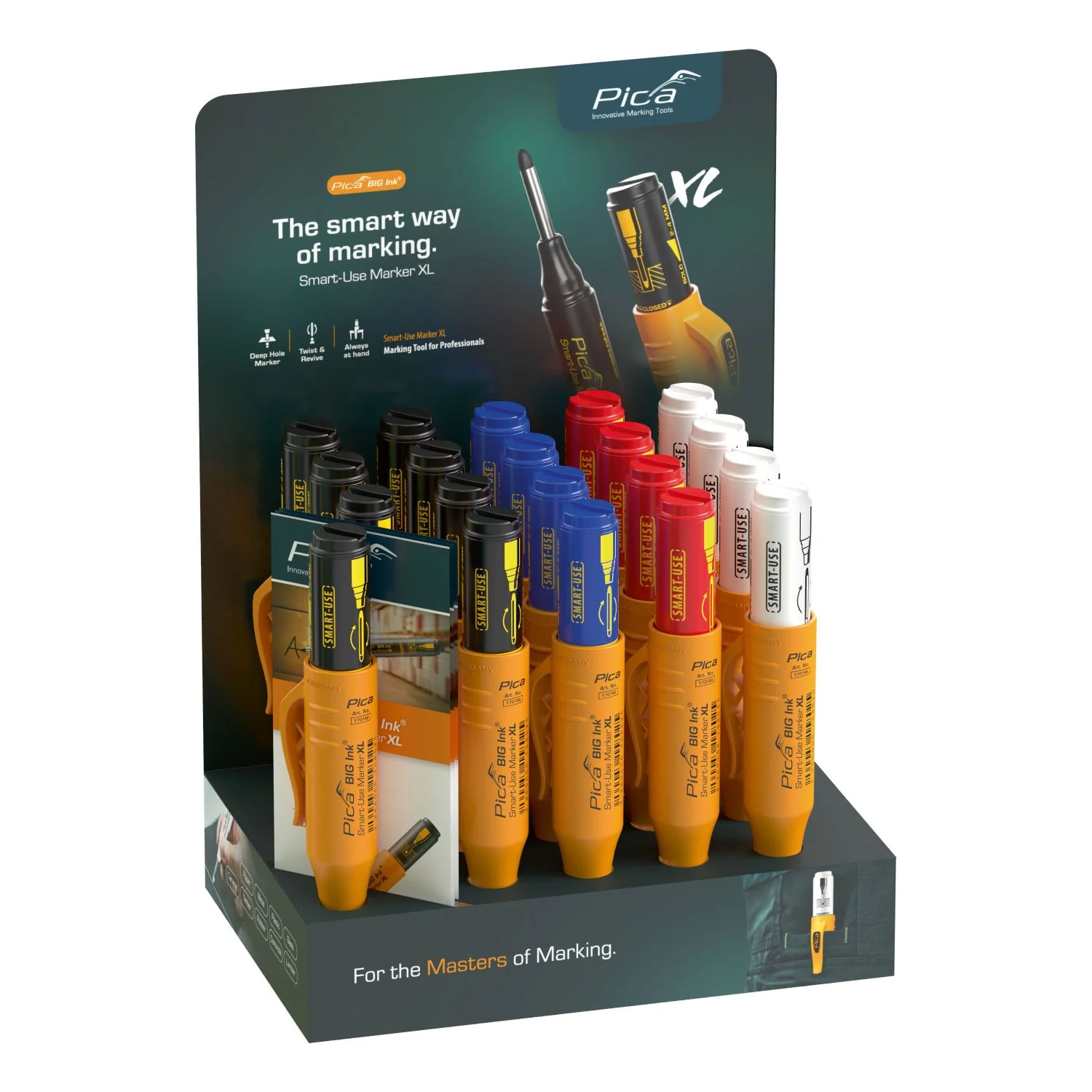 Pica 170/20 Marker 20-Piece Display Set - Image 1