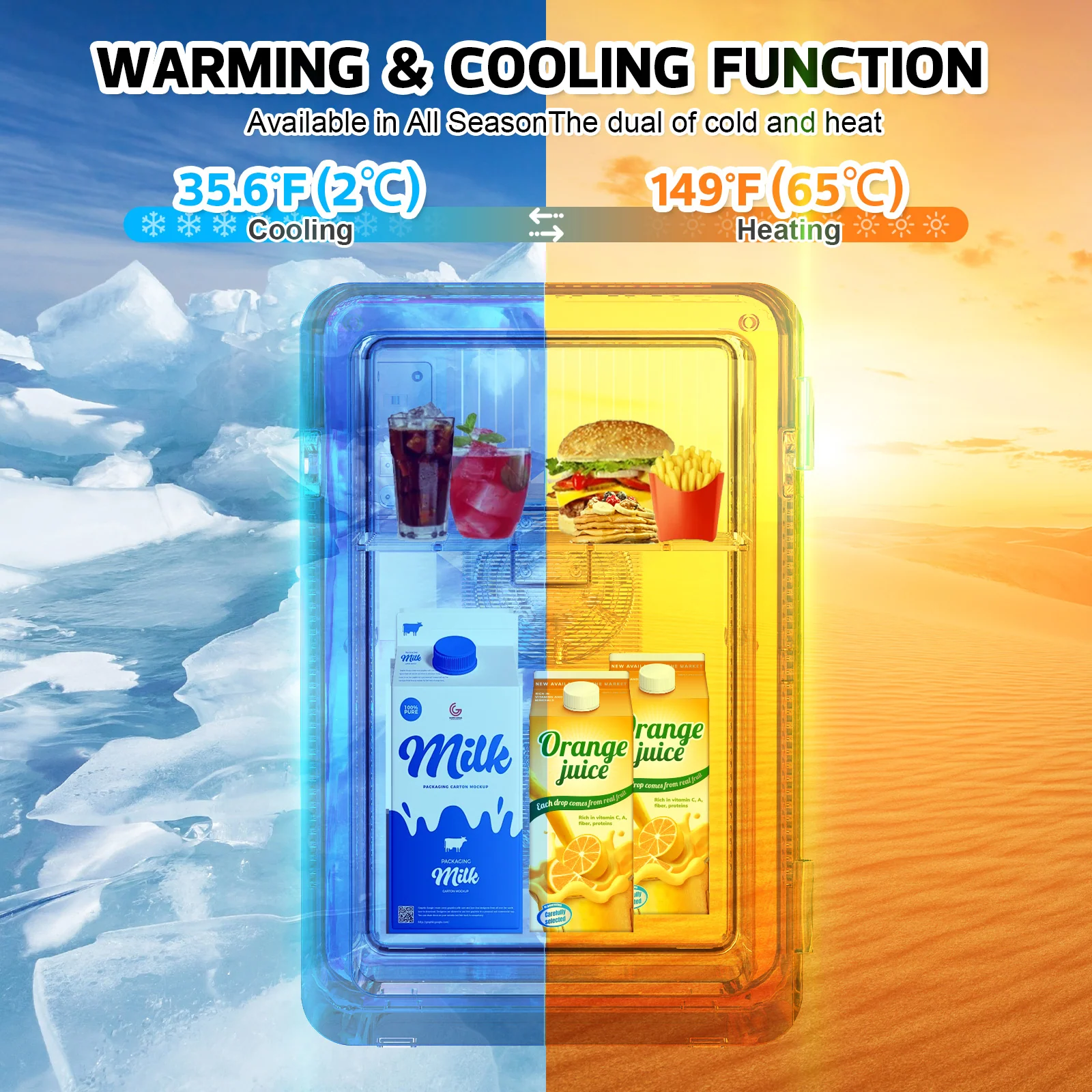 Advwin 22L Mini Fridge Cooler & Warmer - Image 2