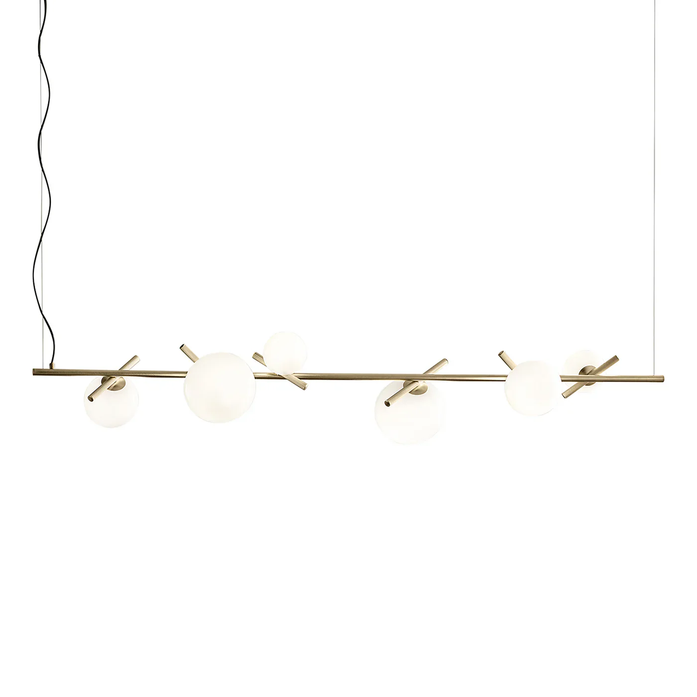 MASIERO | POSY BIL GALVANIZED METAL 6-LIGHTS CHANDELIER | $4,780.00 - Image 1