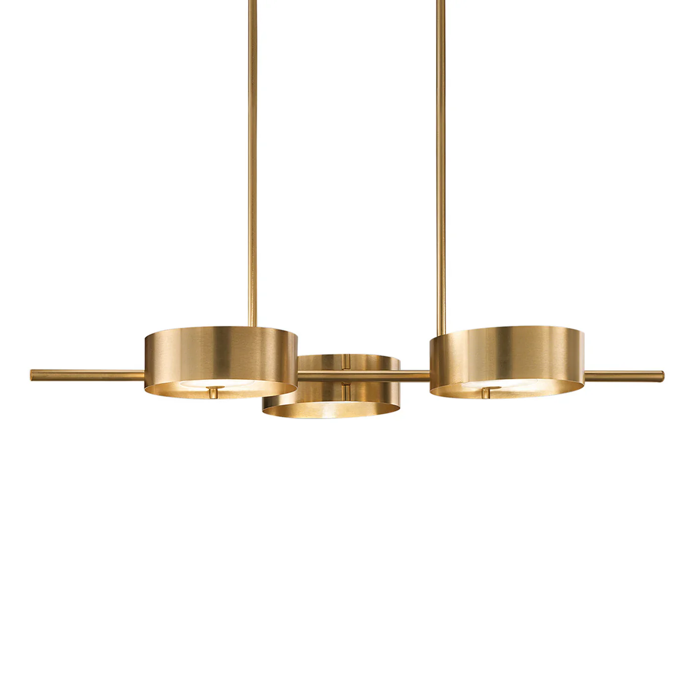 MASIERO | SOUND BIL GALVANIZED BRUSHED METAL 3-LIGHT CHANDELIER | ,235.00