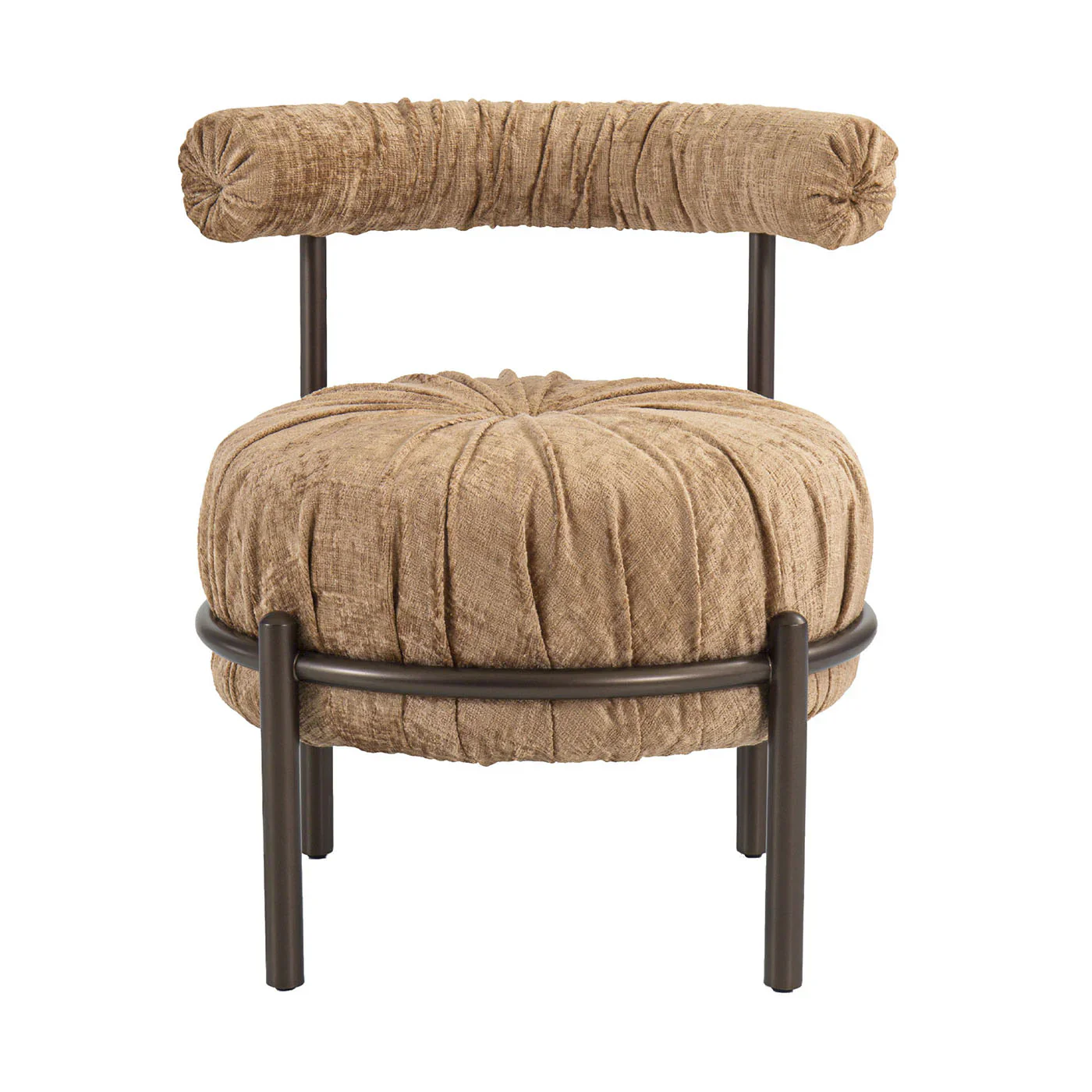 BONBON ROUND BEIGE LOUNGE CHAIR | $3,890.00 - Image 1