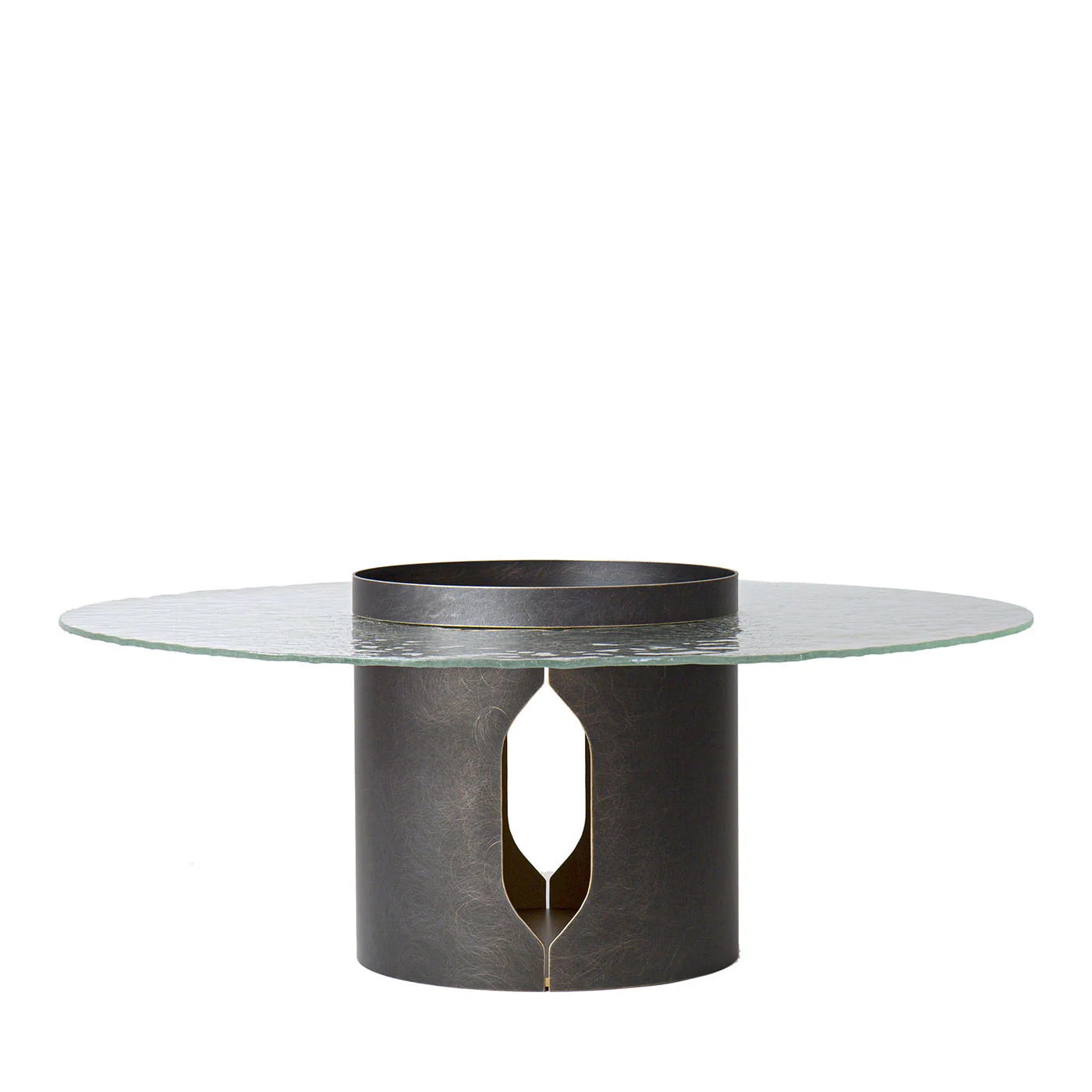 ALISO GLASS TOP BRONZE COFFEE TABLE | $6,125.00 - Image 1