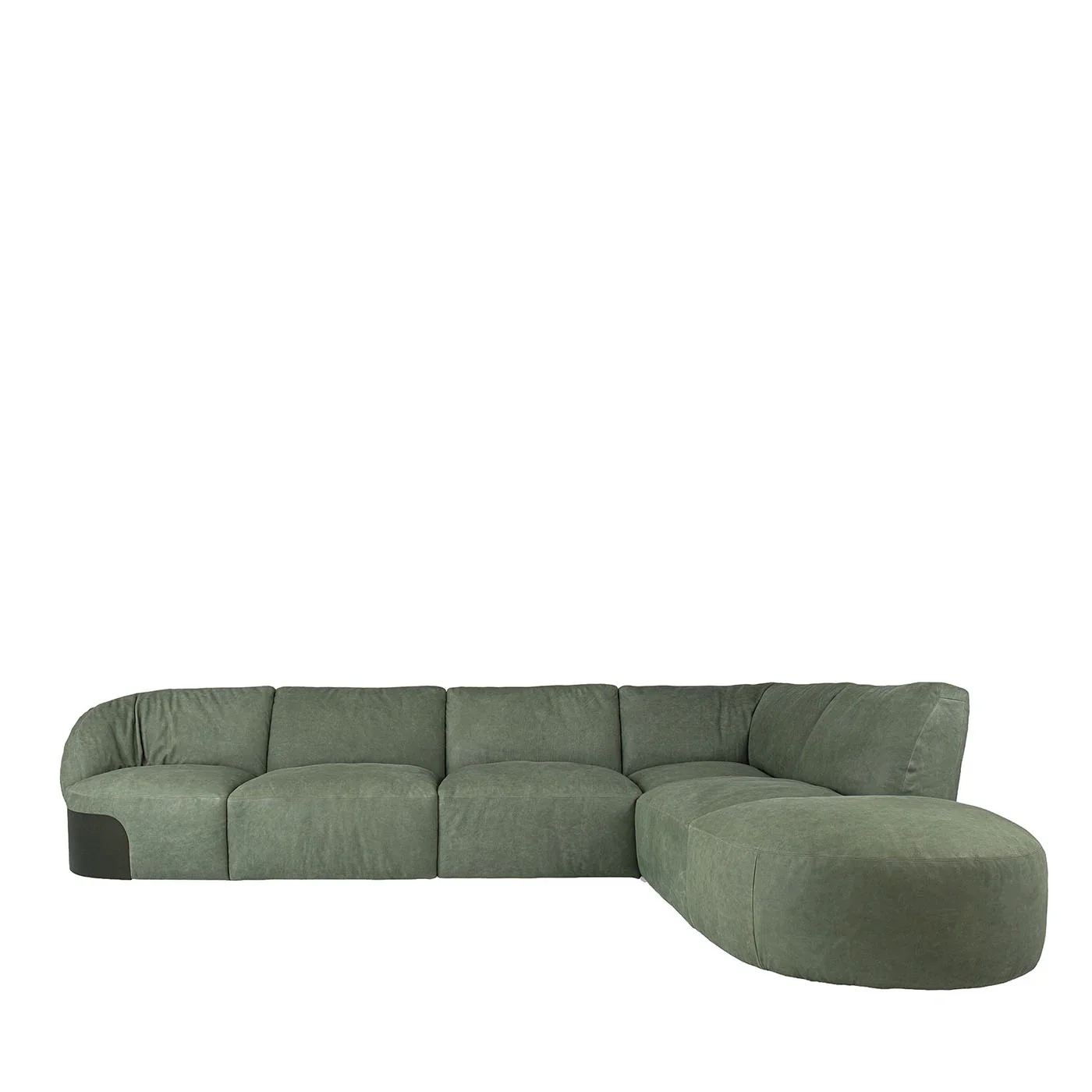 BELT MODULAR LEATHER SOFA WITH METAL DETAIL | ,995.00
