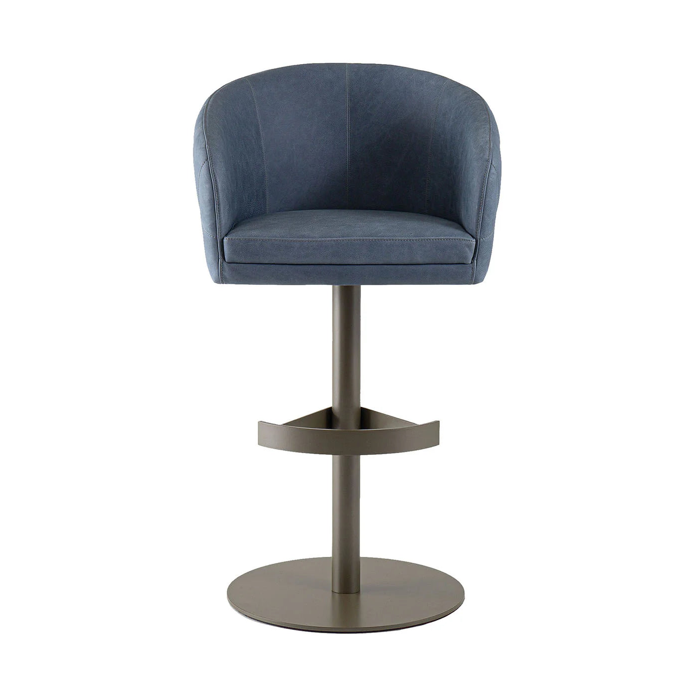 ZOE BLUE LEATHER BAR STOOL | $4,010.00 - Image 1