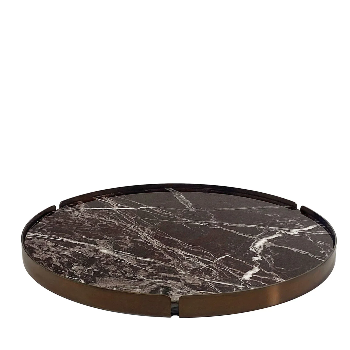 HUG LEVANTO RED MARBLE TRAY WITH BURNISHED BRONZE FRAME | $2,075.00 - Image 1