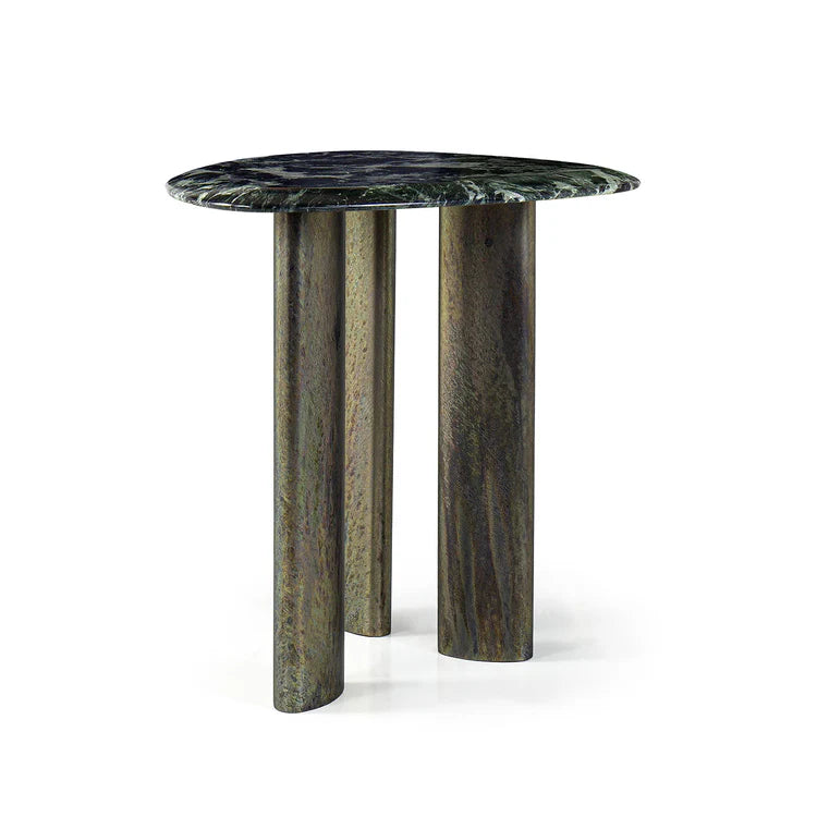 EGEO HIGH COFFEE TABLE WITH VERDE ALPI MARBLE TOP | $4,350.00 - Image 1