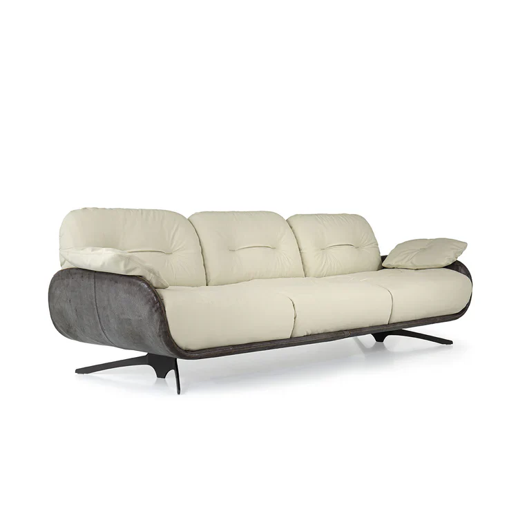 AYTON 3 SEATER LEATHER SOFA | $14,910.00 - Image 1