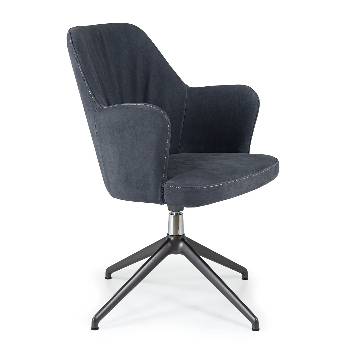 BOB BLUE LEATHER OFFICE SWIVEL CHAIR | $3,175.00 - Image 1