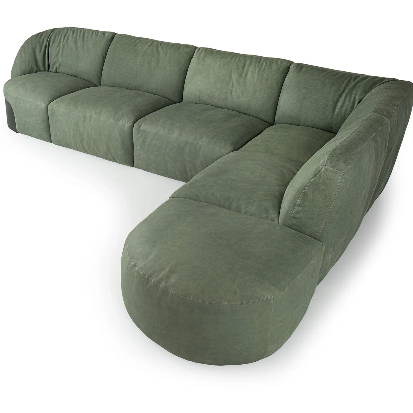 BELT MODULAR LEATHER SOFA WITH METAL DETAIL | $26,995.00 - Image 2