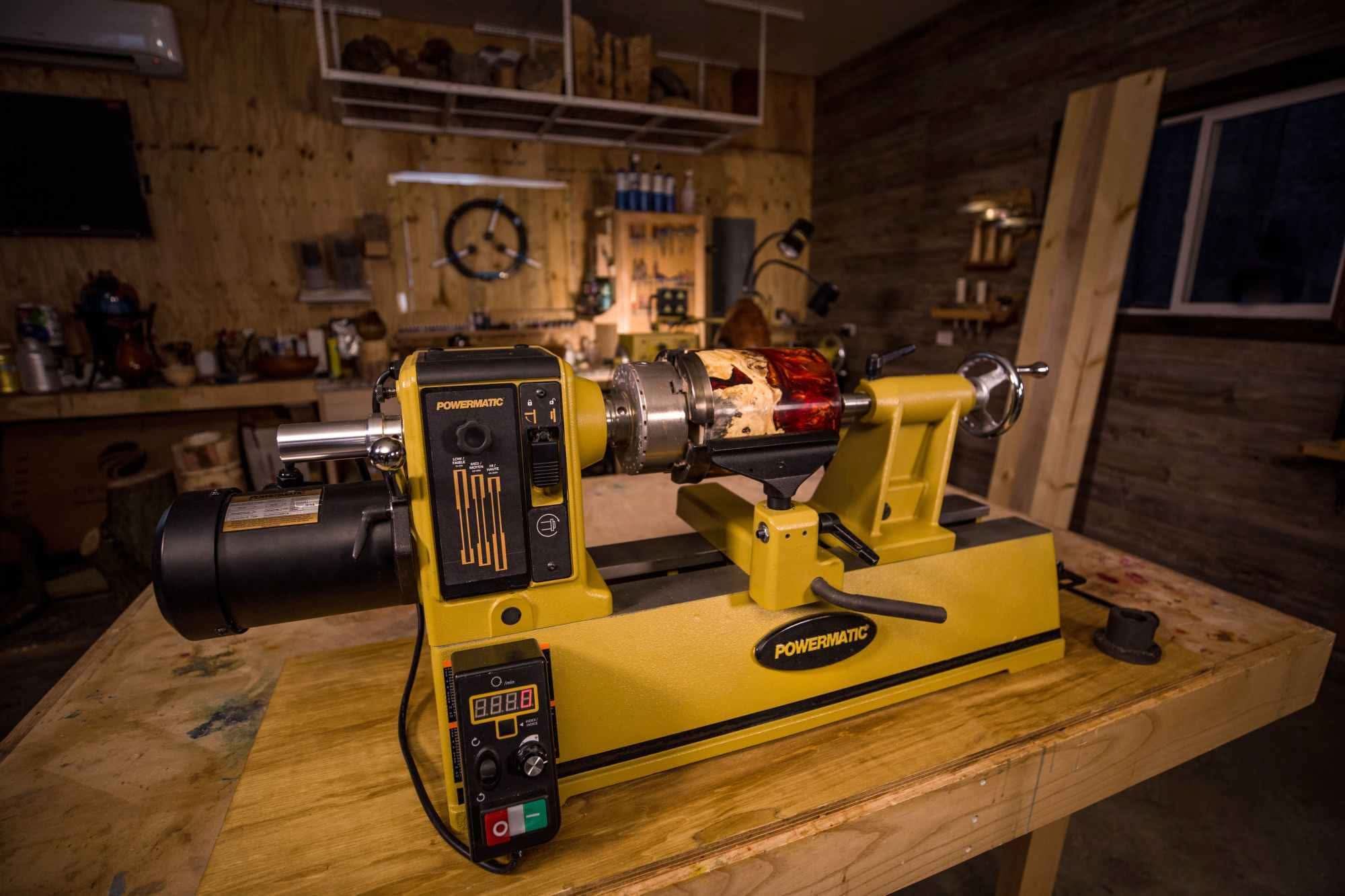 Powermatic 1792014 2014 Bench Lathe, 1HP 115V - Image 3