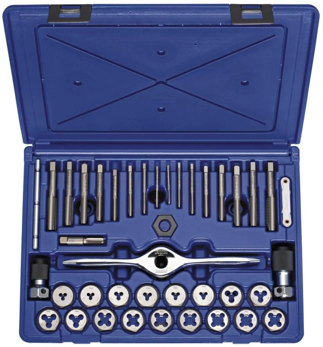 Irwin 1835091 HANSON Machine Screw And Fractional Plug Tap And Die 40 Piece Set - Image 2