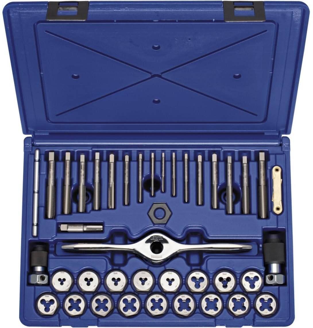 Irwin 1835092 HANSON Machine Screw And Metric Plug Tap And Die 40 Piece Set - Image 2