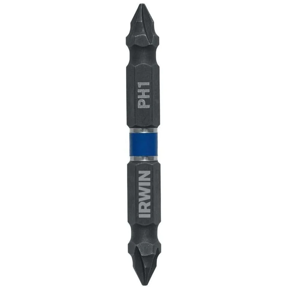 Irwin 1870982 Impact Double-Ended Bits Phillips #1PH, #1PH 2-3/8-in.