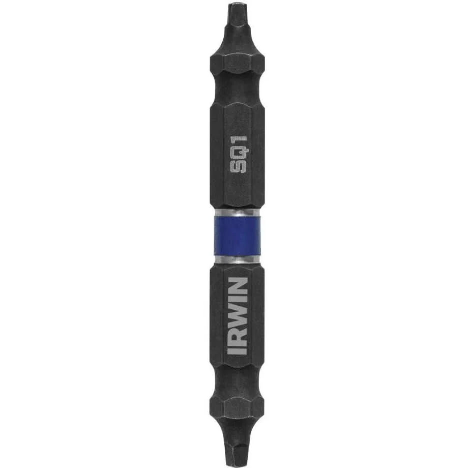 Irwin 1870985 Impact Double-Ended Bits Square Recess #1SQ, #1SQ 2-3/8-in. - Image 1