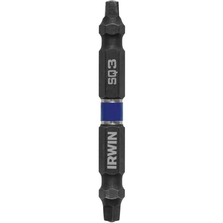 Irwin 1870987 Impact Double-Ended Bits Square Recess #3SQ, #3SQ 2-3/8-in. - Image 1