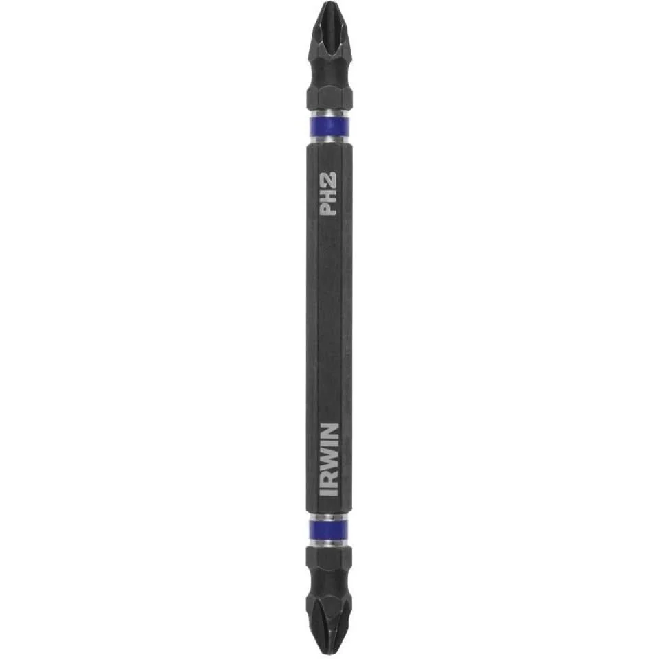 Irwin 1871068 Impact Double-Ended Bits Phillips #2PH, #2PH 4-in. - Image 1