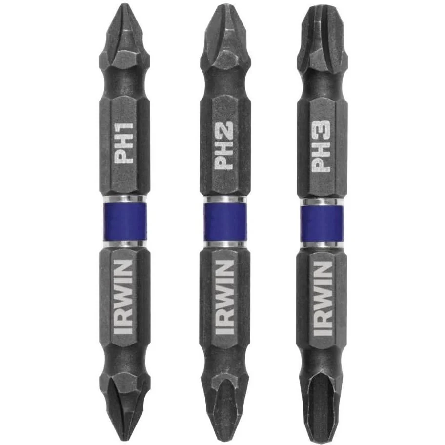 Irwin 1882352 Impact Double-Ended Bits 3 Piece Set - Image 1