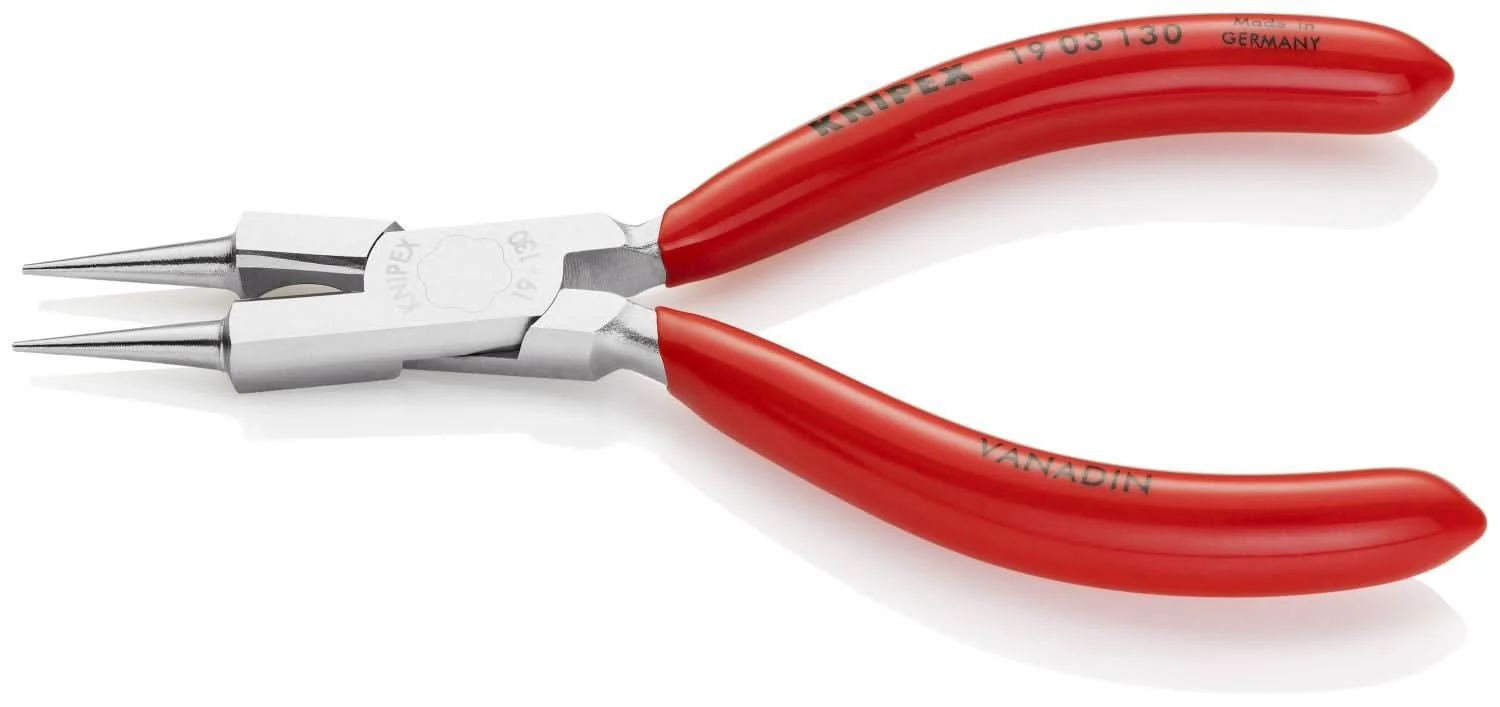 Knipex 19 03 130 Round Nose-Jeweler's Pliers - Image 3