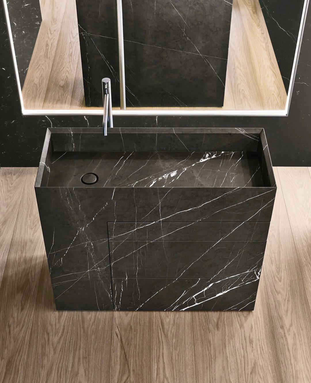 TOUCH 19.01 l washbasin & mirror by NOORTH - Image 2