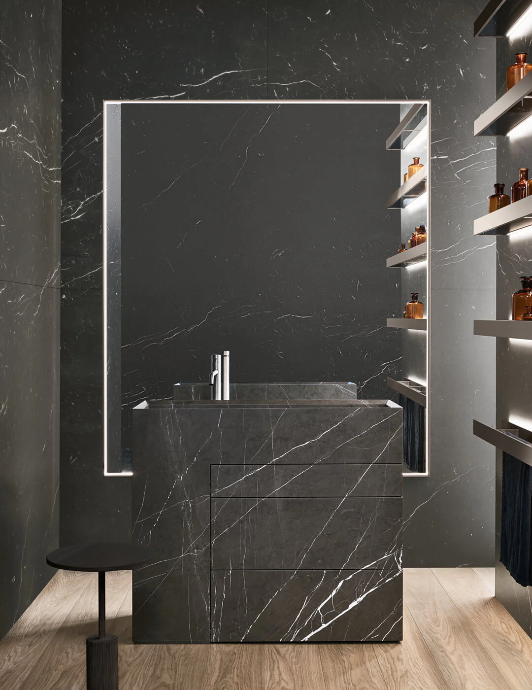 TOUCH 19.01 l washbasin & mirror by NOORTH - Image 1