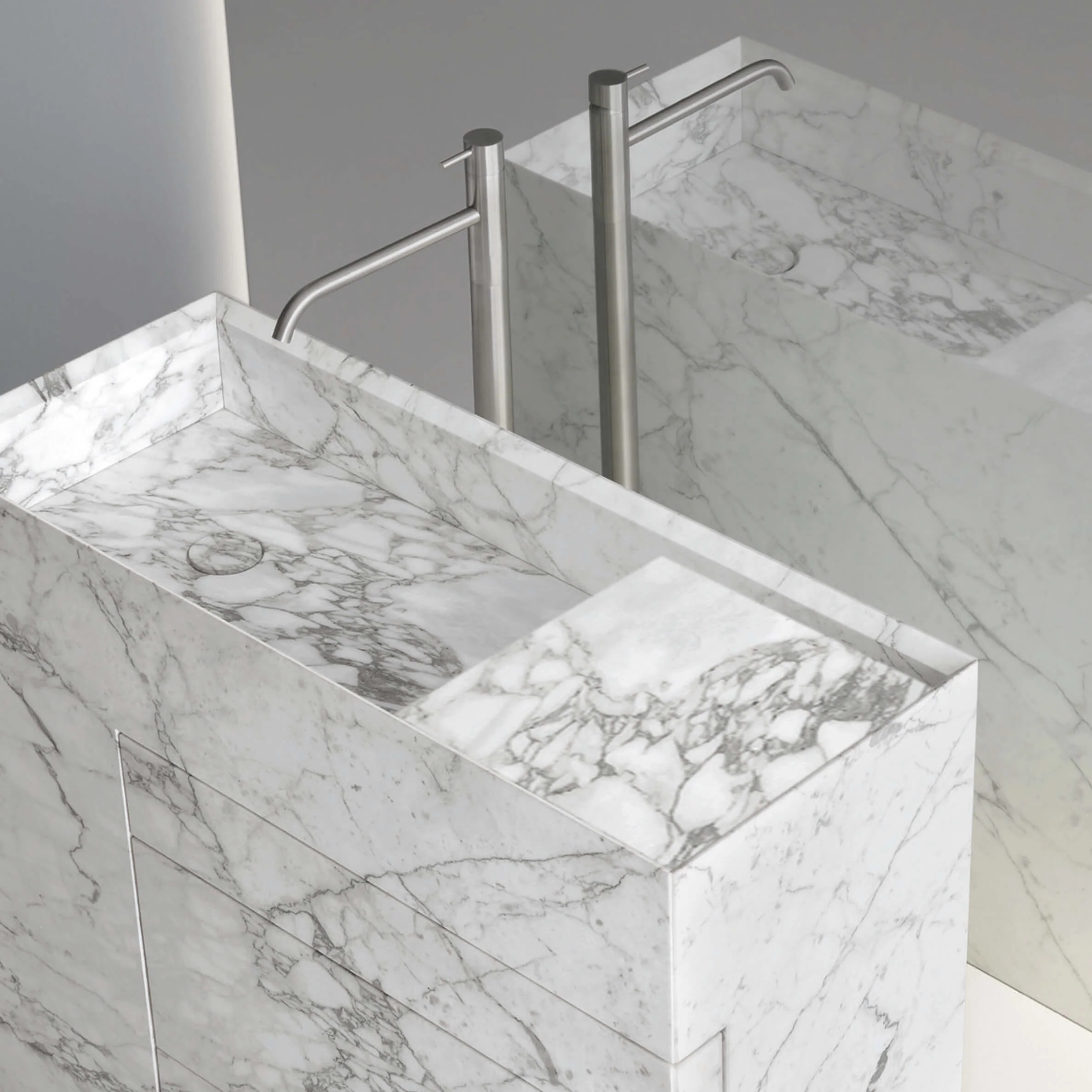 TOUCH 19.02 l washbasin & mirror by NOORTH - Image 3