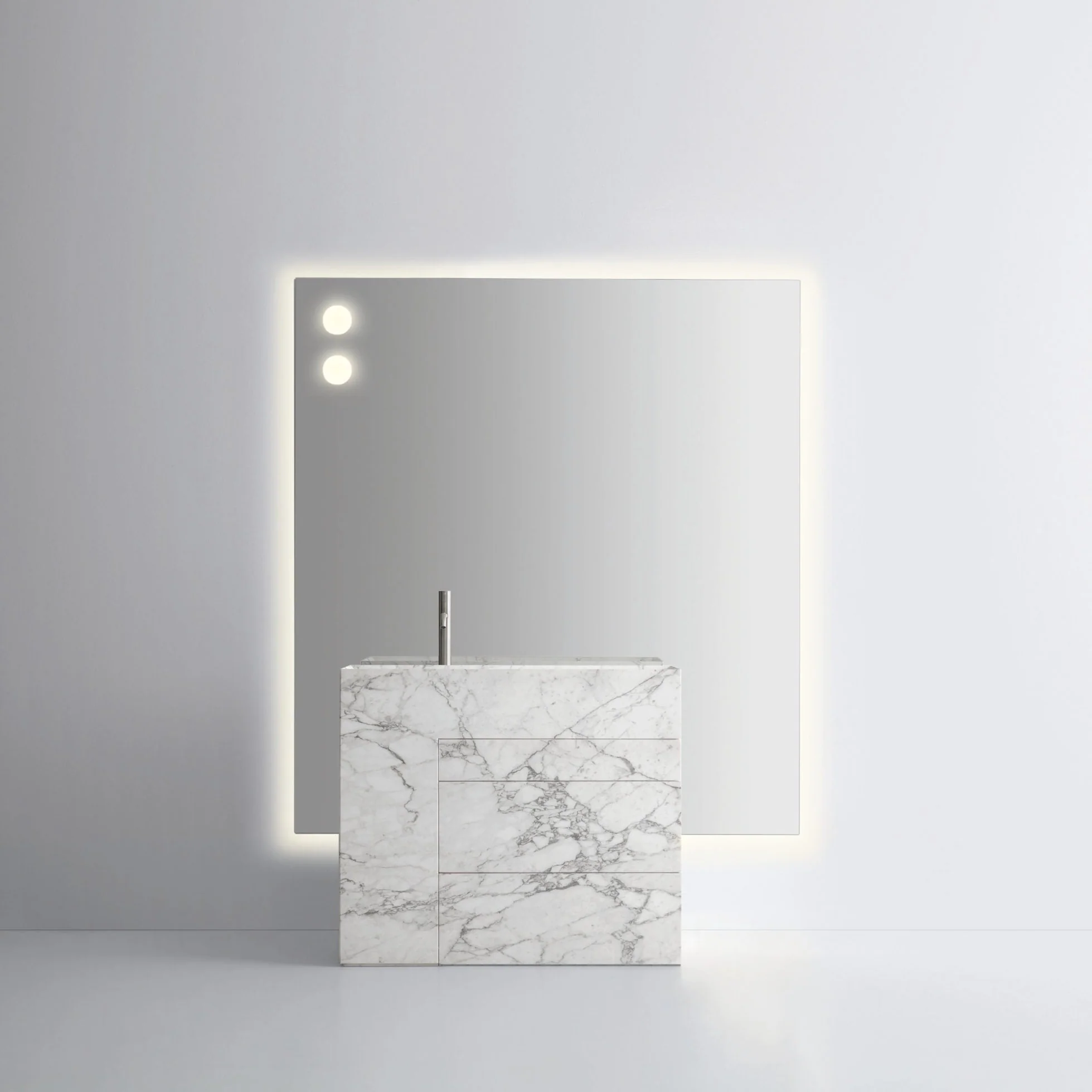 TOUCH 19.02 l washbasin & mirror by NOORTH - Image 1