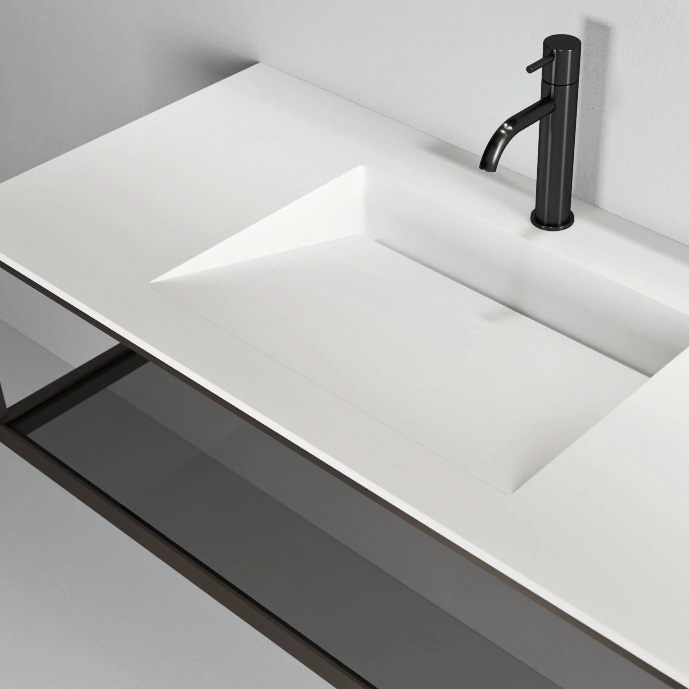 FJORD 19.04 l washbasin & mirror by NOORTH - Image 2