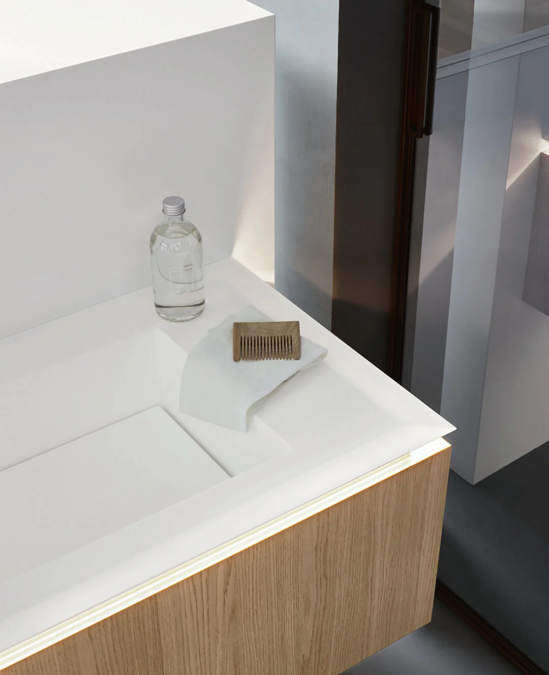 PURO 19.04 l washbasin & mirror by NOORTH - Image 3