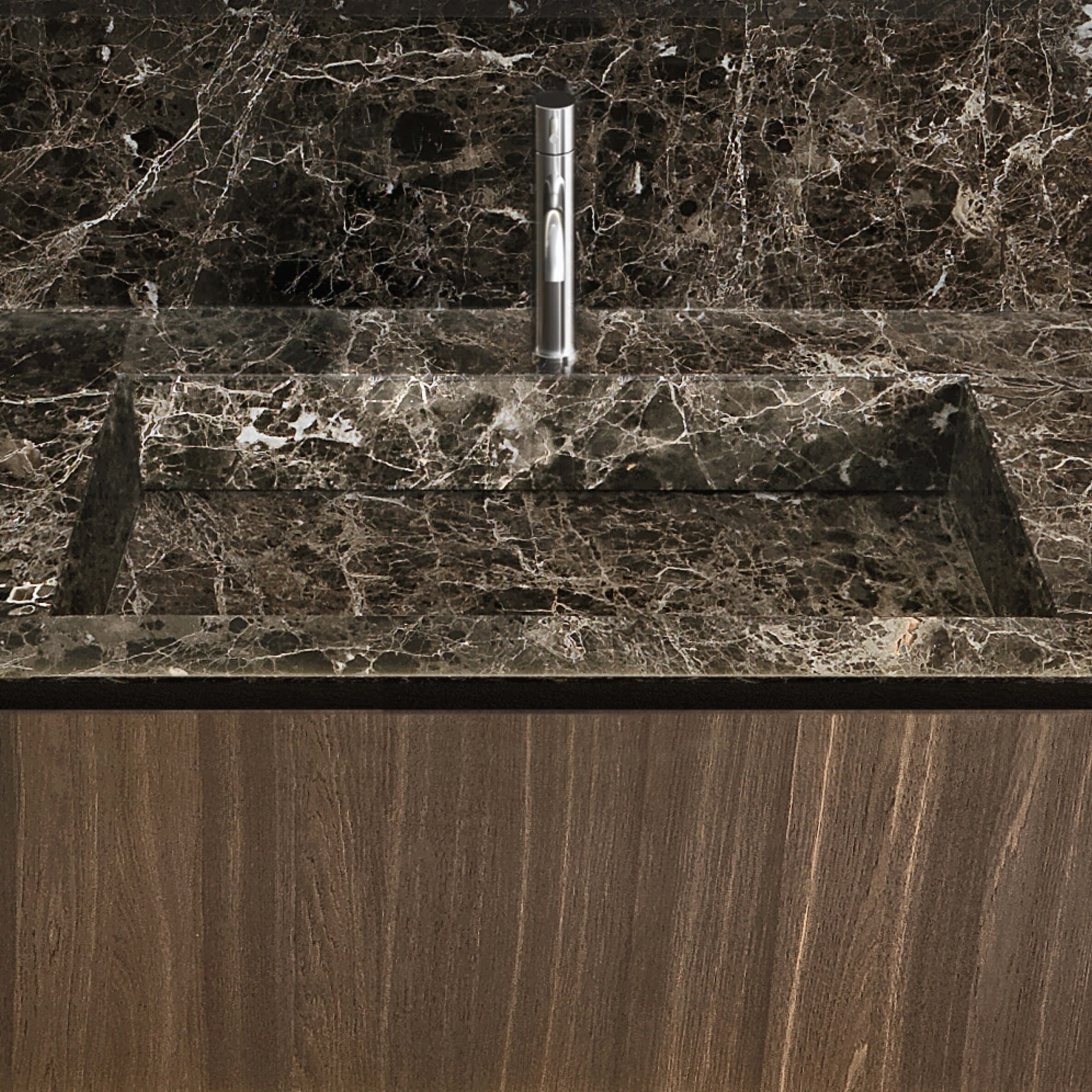 PURO 19.05 l washbasin & mirror by NOORTH - Image 2