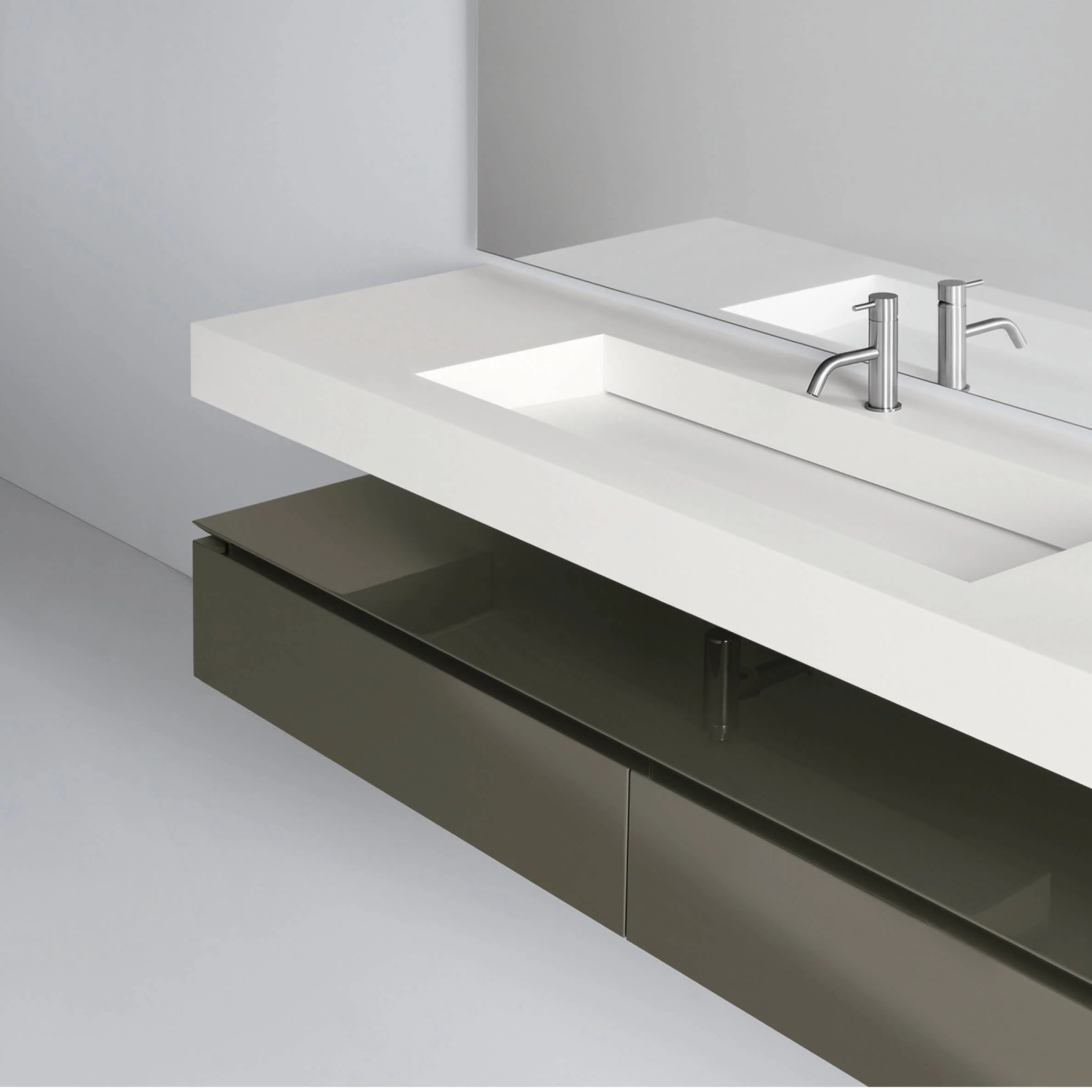PURO 19.10 l washbasin & mirror by NOORTH - Image 2