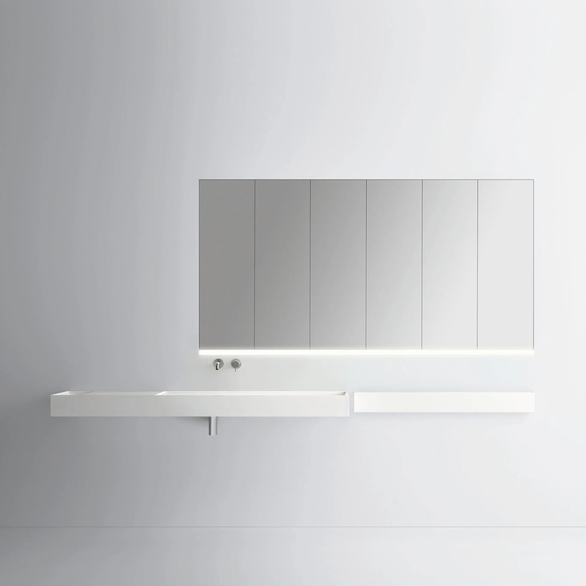 PURO 19.11 l washbasin & mirror by NOORTH